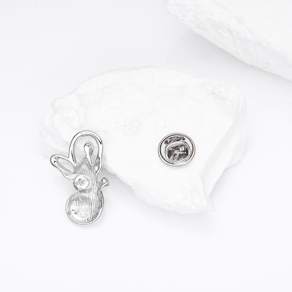 Hanreshe Medical Otology Cochlear Brooch Anatomy Lapel Backpack Badge Ear Pins Medicine Jewelry for Doctor Nurse