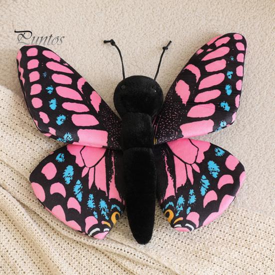 Collectible Butterfly Toy Realistic 3D Plush Toy, Stuffed Throw Pillow, Soft Interactive for Kids Insect Animal Decor, Gift Girls, Home Ornament