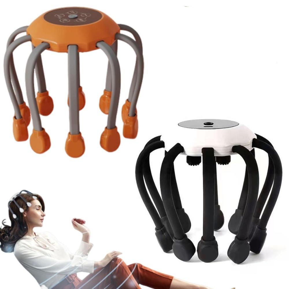 Stress Relief Eight Claw Massager USB Charging Scalp Massager  For Relaxation Stress Migraine