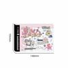 Transparent Stickers 3D Sticker Book PET Sticker Text Stickers Journal Stickers  Notebook Decor