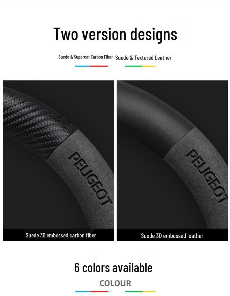 Steering Wheel Cover for Peugeot Models: 307, 3008, 4008, 2008, 508L, 301, 207