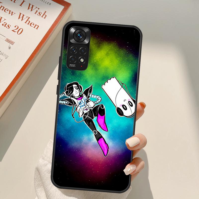Anime Undertale Mettaton Case For Xiaomi Redmi Note 11 Pro 8 9 11S 10S 9S Note 10 Pro Cover For Redmi 10 10C 9A 9C