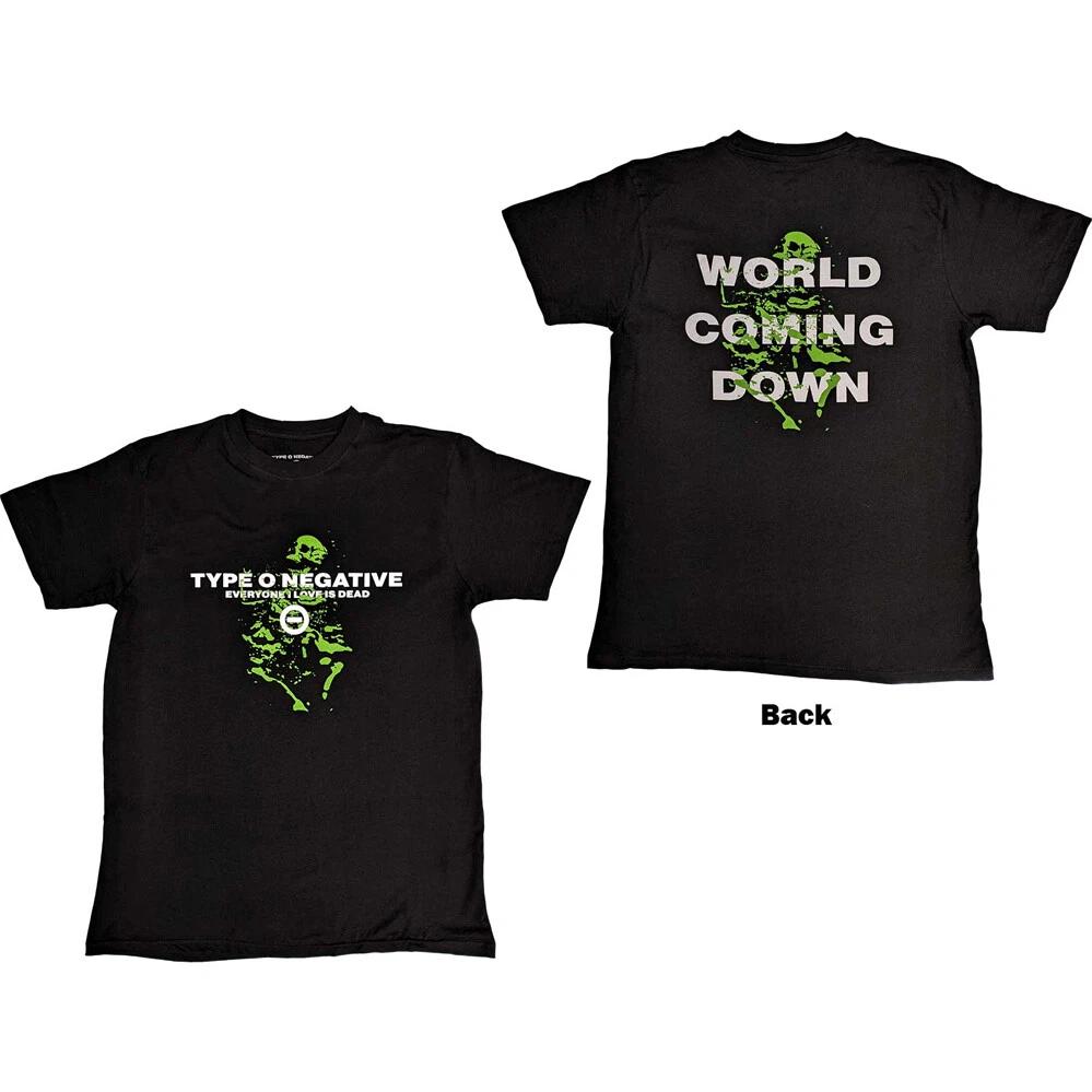 Type O Negative - Everyone I Love Is Dead with Back Print - Black t-shirt L