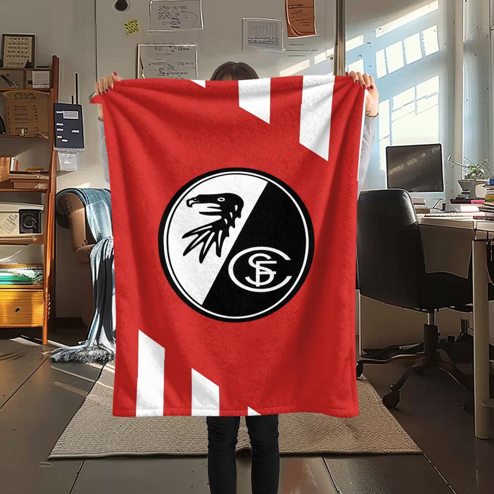 Freiburg E Print FlAannel Blanket, High Quality Comfortable for All Seasons, Home Decor, Warmth and Comfort