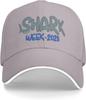 Shark Week Graphic Print Baseball Cap Polyester Casual Outdoor Adjustable Hat