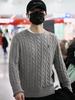 RL Ralph Lauren Pony Logo Crew Neck Knit Sweater - Men's & Women's Warm Autumn/Winter Cable Knit Pullover