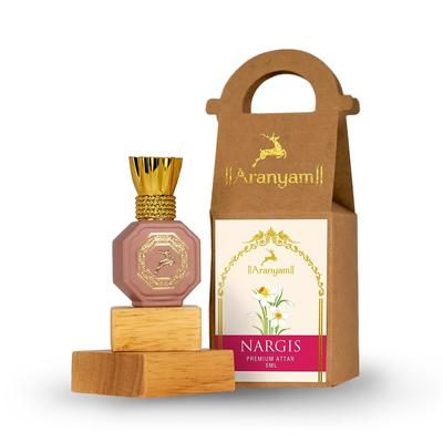 Nargis Attar (5 ML) Premium Attar Luxury Unisex Fragrance for Men and Women, Pure Natural Undiluted Long Lasting Attar Perfume Alcohol Free