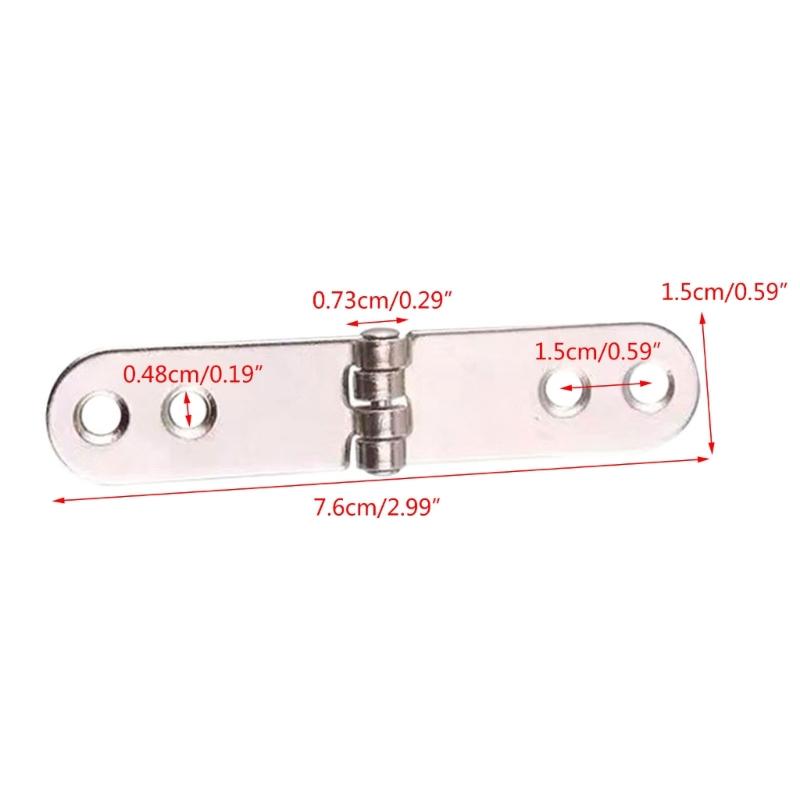 Upgraded Round Foldable Hinges Simple Install Foldable Hinges Furniture Hinges Hardware Hinge 10/20pcs for Furniture