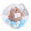 10cm Doll Clear Outdoor Doll Bag Multicolor Outdoor Doll Display Bag  DIY Keychain