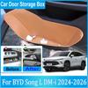 Car Door Storage Box For BYD Song L D Mi Accessories 2024 2025 2026 Door Slot Storage Pocket Organizer Boxes Waterproof Bodykit