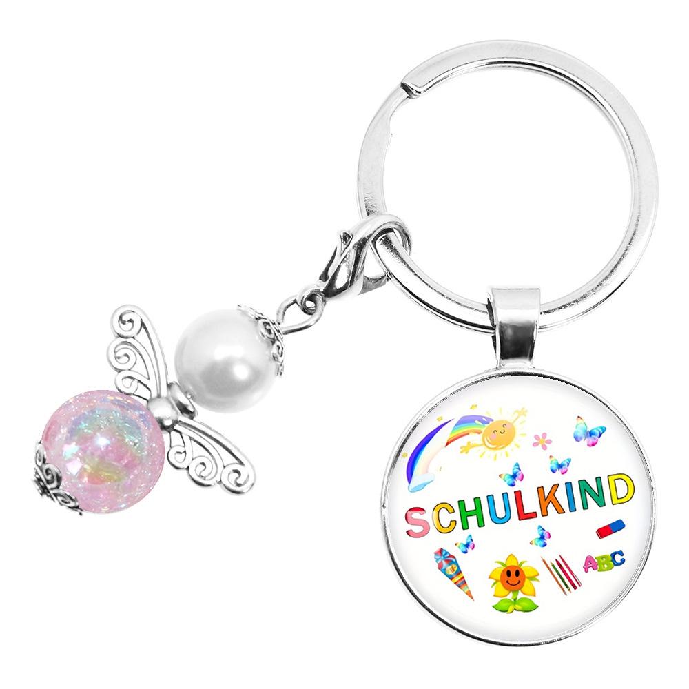 German Bee Angel Educator Back-to-School Schulkind Keychain Pendant Gift