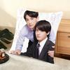 Cushion Cover Silky Short Plush Home Sofa Cushion Cover - Invisible Zipper Home Decoration Cherry Magic TV Series