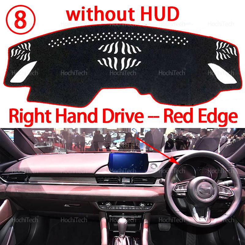 For Mazda 6 Mazda6 2016 2017 2018 GL Atenza Dashboard Cover Pad Car Liner Anti-UV Mat Sunshade Dashmat Carpet Dash