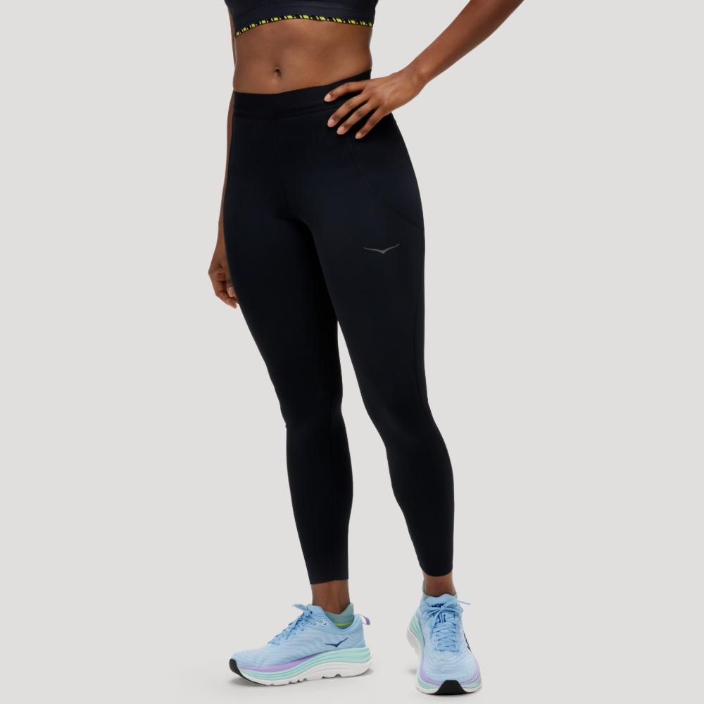 HOKA Women's Novafly Run Tights 25-inch 1141743-BLK