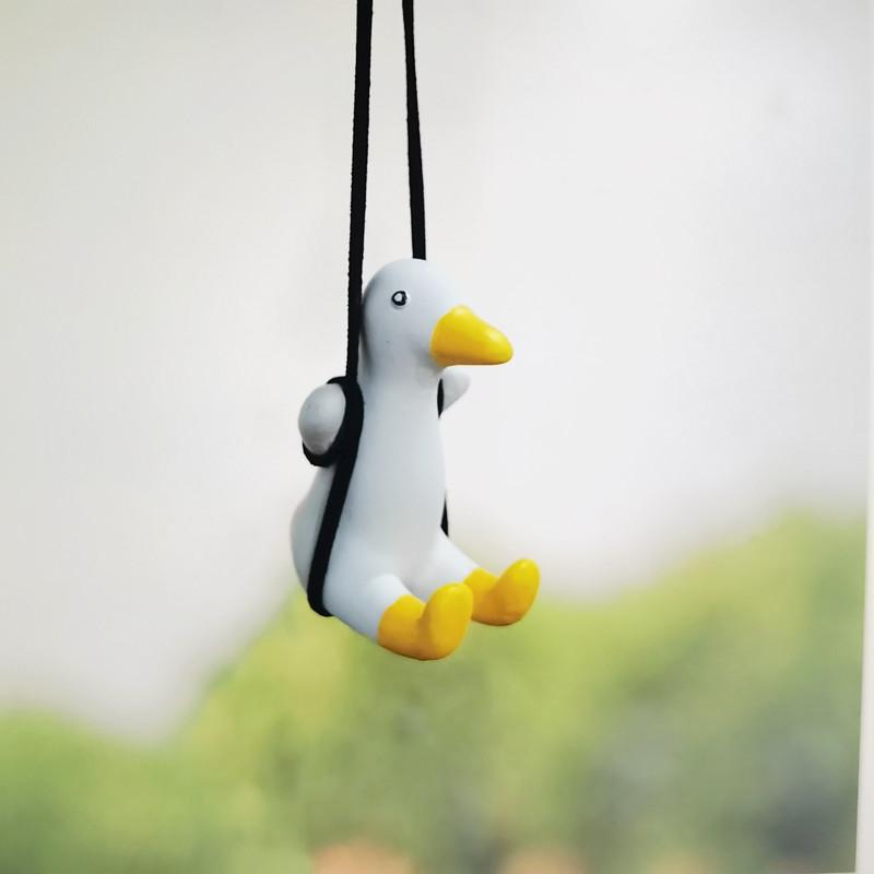 

Hanging Duck Pendant Decorative Ornament for Indoor Outdoor Use Lightweight Durable Design Suitable for Various Hanging Locations One Size белый