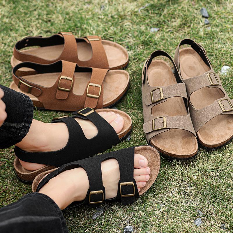 Men's Non-Slip Summer Sandals - Wear-Resistant Driving & Beach Slippers for Outdoor Sports