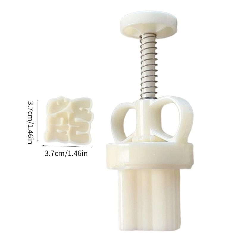 Fa Character Shaped Mooncake Press Mold Cookie Stamps Chinese MidAutumn Moon Cake Makers Decoration Tool for DIY Cookie