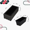 Kotarbau® Wooden Garden Planter Box For Terrace With Insert Anthracite 44 X 20 Cm