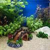 Three-eye Bridge Mini Aquarium Decoration Figurine Simulation Bridge for Fish Tank Home Decor