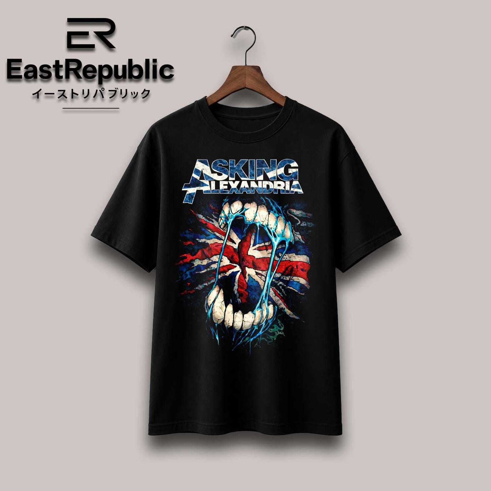 Asking Alexandria Band T shirt, Retro Heavy Metal Merch Shirt, Music Unisex T shirt S