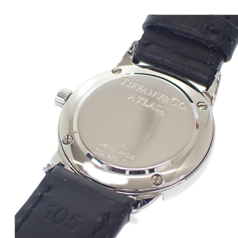 TIFFANY&Co.  Uhren grau Silber925 Damen graues Zifferblatt