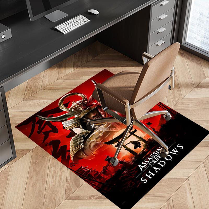 A-Assassin's Creed Printed Absorbent Washable Carpet, Non-Slip Bathroom Mats, Kitchen Rugs, Yoga Mat,Living Room Entrance, Camping Picnic Rugs