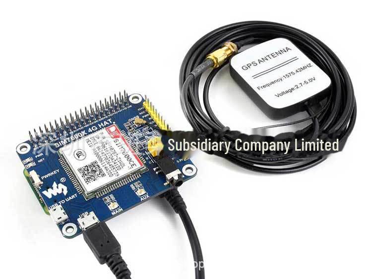 Raspberry Pi 4G Expansion Board with 3G/2G & GNSS Support