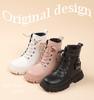 Autumn  Girls High-top Leather Boots Princess  Bags Decoration Autumn Boots