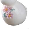 Adorable Ceramic Bunny Statue for Home and Garden Decor