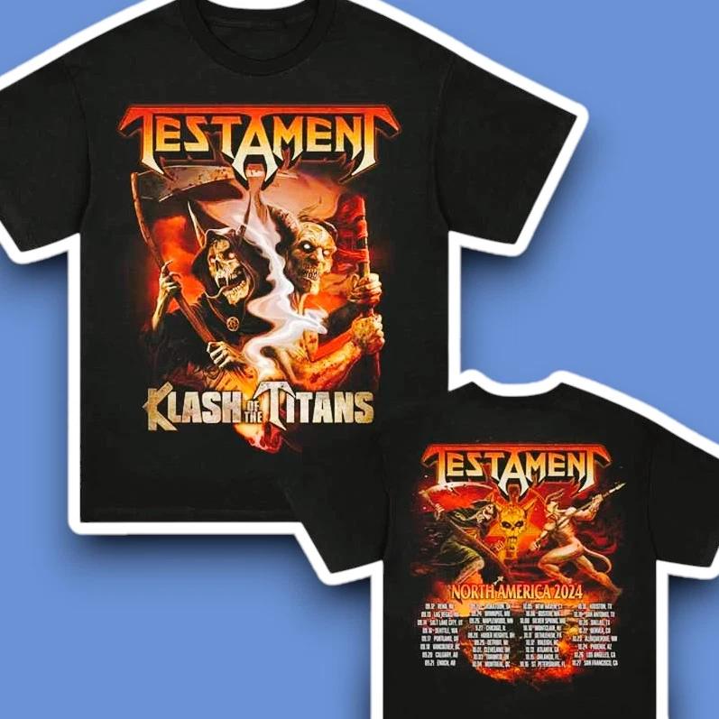 Testament – Klash Of The Titans – Thrash Metal Tee (2024 Graphic, Merch) 3XL