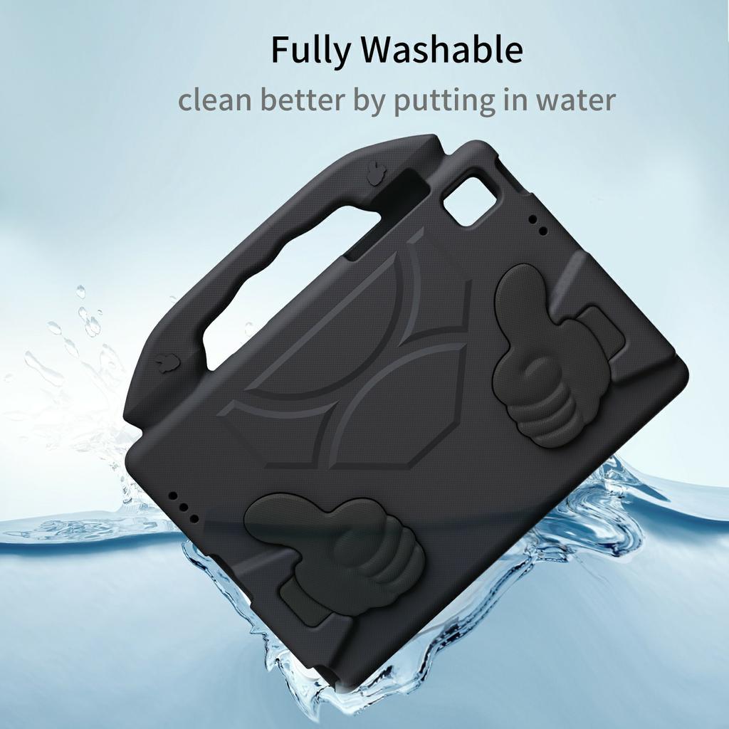 For Samsung Galaxy Tab A9+ Case Ultra-Soft EVA Thumb Kickstand Tablet Cover