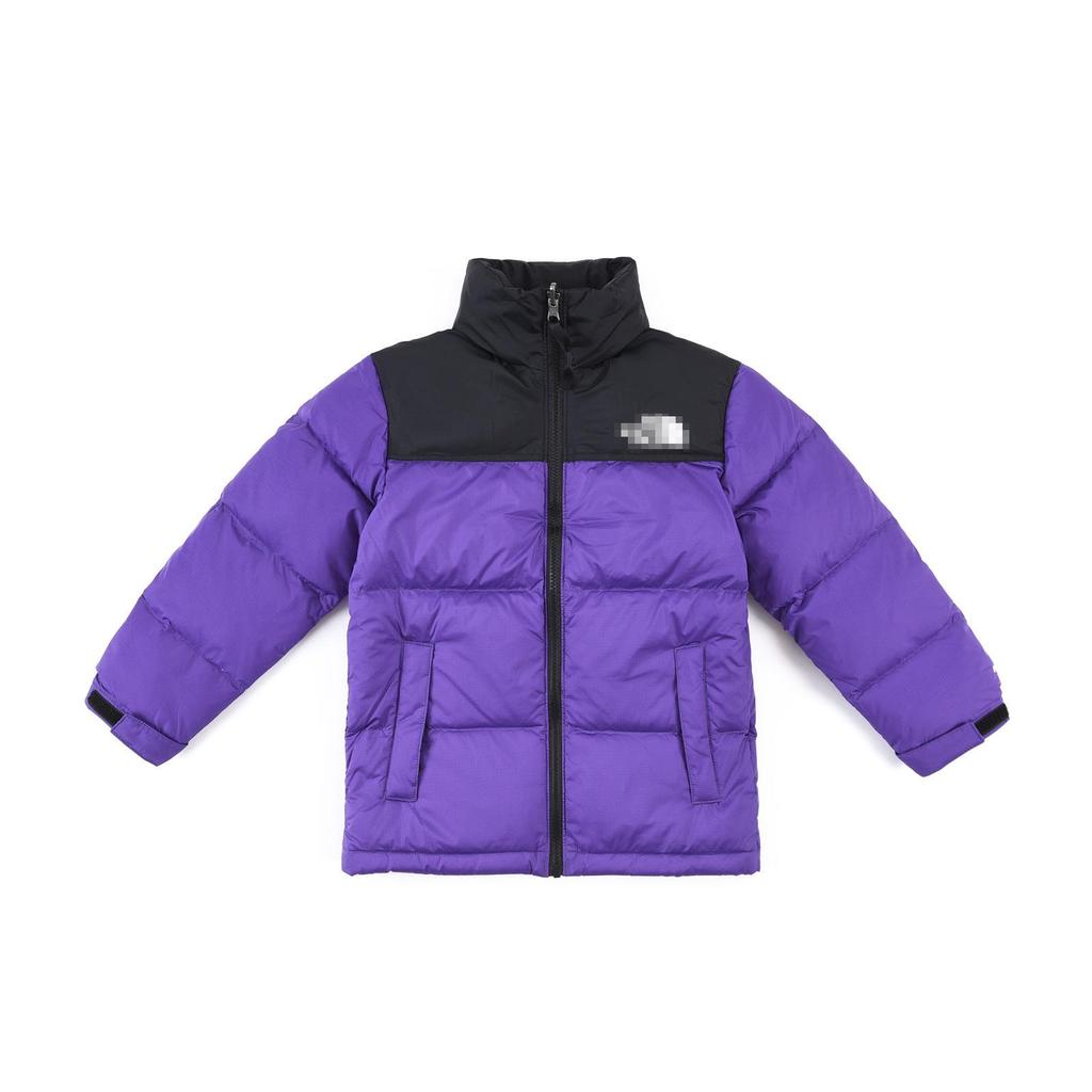 Children's 1996 Thickened White Duck Down Jacket with Stand-up Collar - Warm Winter Coat for Girls and Boys