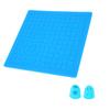 3D Design Mat Durable Elastic Flexible Convenient Silicone Template Pad with Finger Caps