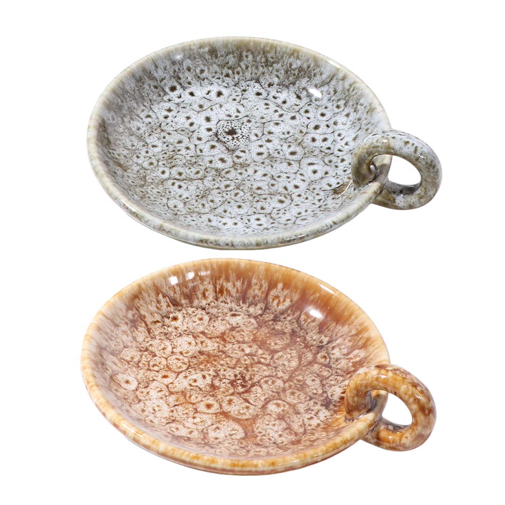 Retro Style Ceramic Candle Plate Decorative Candlestick Holder Candle Holder  Anniversary