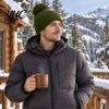 Solid Color Winter Headwear Knitted Hat with Faux Fur Ball, Soft Elastic Windproof Casual Daily Wear Warm Cap, Thickened for Men And Women Unisex