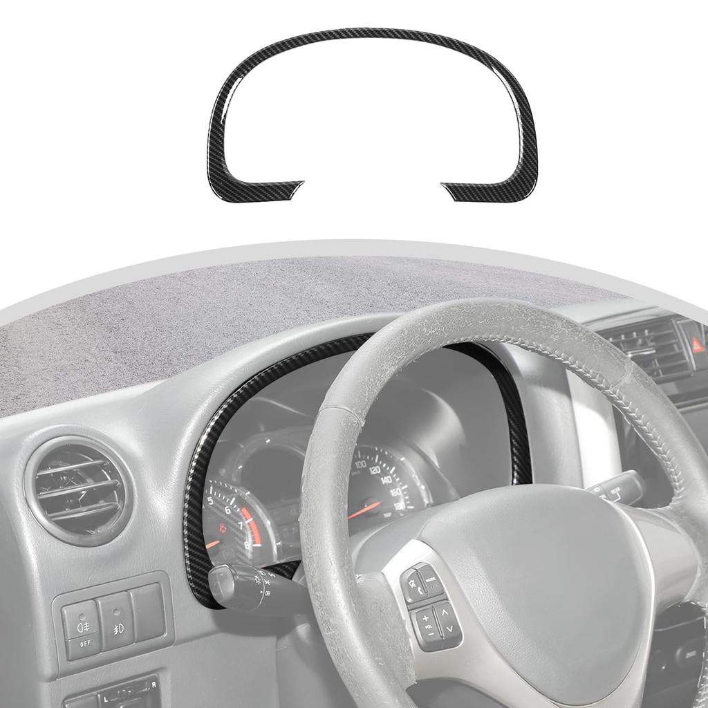 Compatible with Jimny Meter Panel Inner Meter Cover Interior Custom Car Stain and Scratch Made of ABS Easy 1 Piece Set 2007-2017, Cover, Hood,