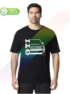 Selling 100% Cotton Men's T-shirt GTI MK2 Men S-XXXL Tops Tees