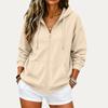 Women's Lightweight Zip-Up Hoodie Drop Shoulder Relaxed Fit for Spring and Fall
