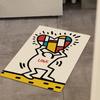 Ins Cute Cartoon Toilet Bathroom Soft Diatom Mud Absorbent Floor Mat Household Toilet Door Non-slip Foot Pad