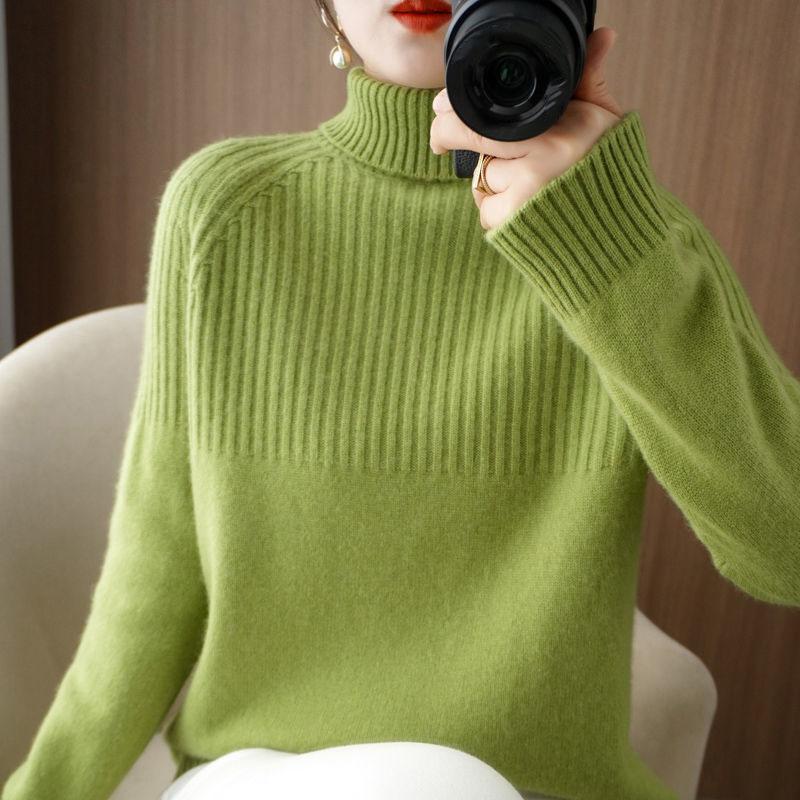 Women's Sweater Turtleneck Trending Sweater Fashion Autumn Winter Pullover Women's Knitwear