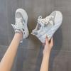 Summer Mesh Casual Fashion Platform Cutout White Shoes Women's Versatile Hollow Breathable Heightened Women's Shoes
