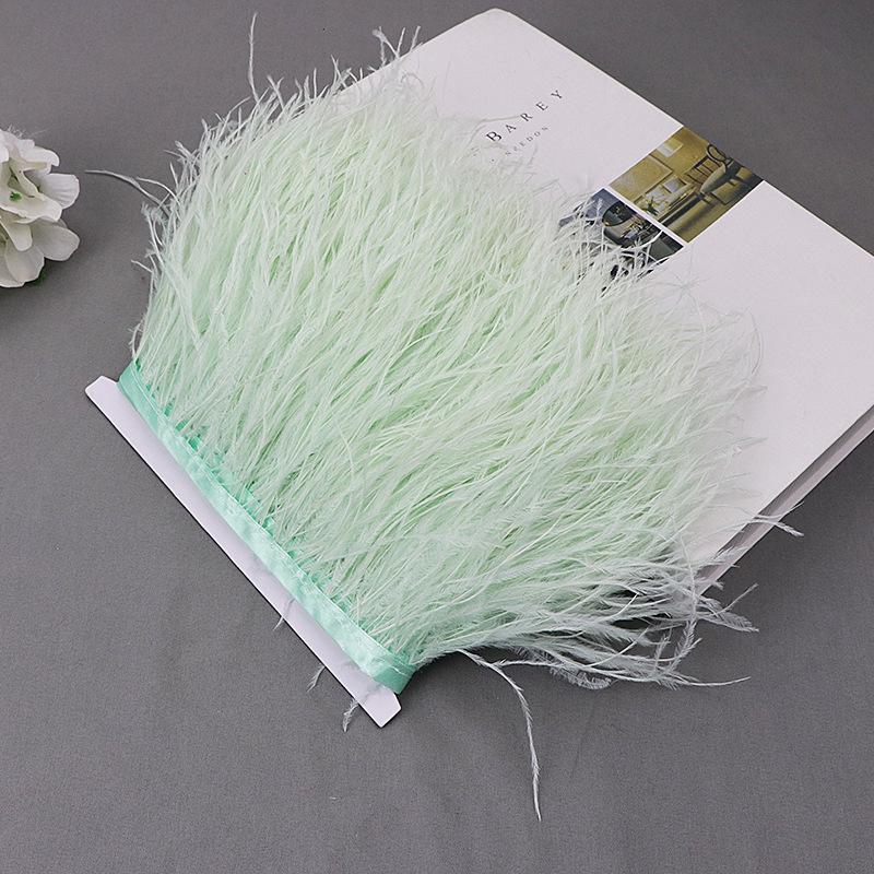 Ostrich Feather Lace Cloth Bandwidth 10-15Cm Stage Performance Clothing Decoration Accessories Lace Feather Ribbon