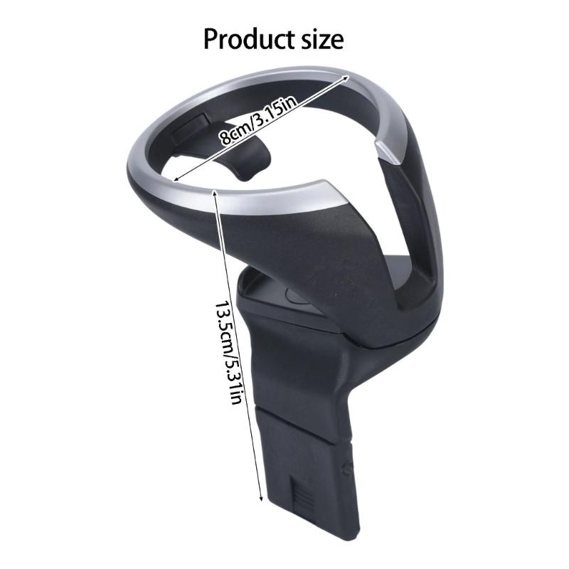 ABS Center Console Drink Cup Insert for E81 E82 E87 E88 E90 E91 E92 E93 and X1 E84, 51160443082 51169144632 Black Silver Interior Cabin Part