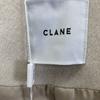 CLANE 23AW Beige 15101-0042 RIB COLLAR WOOL LONG COAT Coat 2 whiteUsed