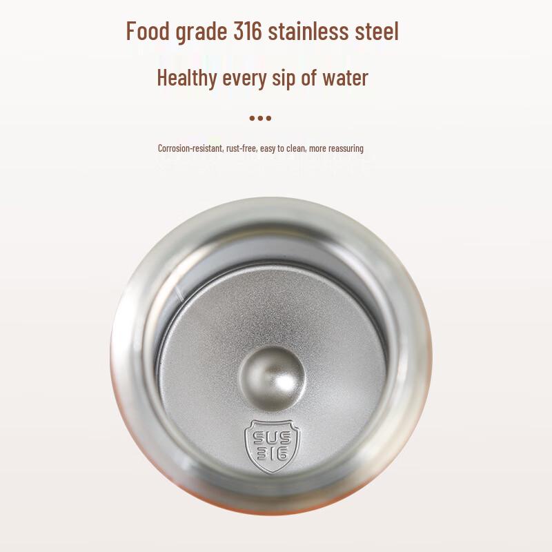 Juntian Smart 316 Stainless Steel Kids' Insulated Straw Bottle