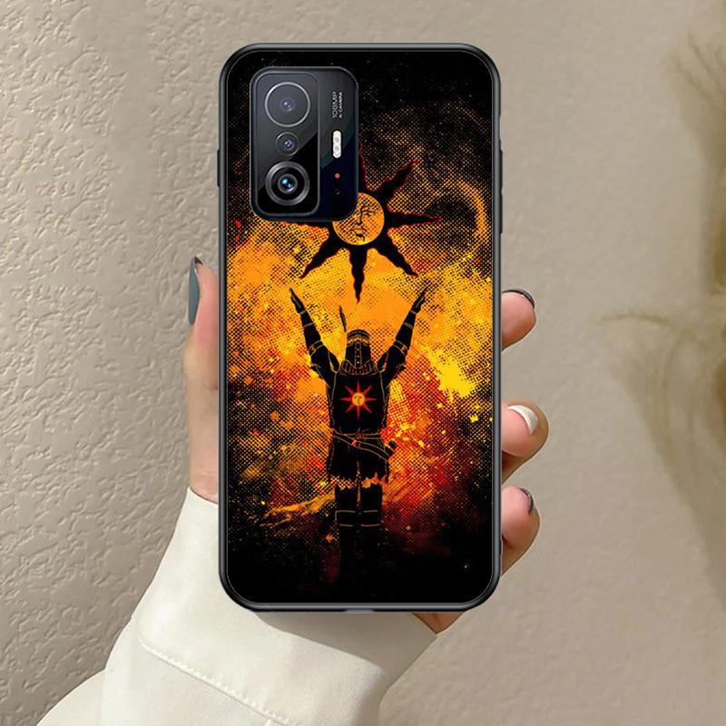Praise the Sun Dark Souls Funda For POCO F5 F3 M5s C40 F4 GT X3 X4 X5 Pro Case For Xiaomi 12 13 Lite 11T 12T Pro 12X