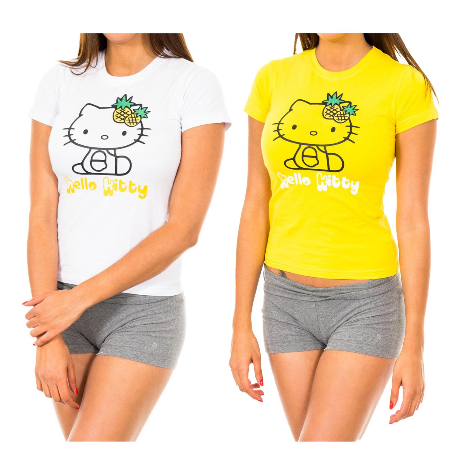 

Пакет-2 футболки с короткими рукавами Hello Kitty 102 женские XS разноцветный