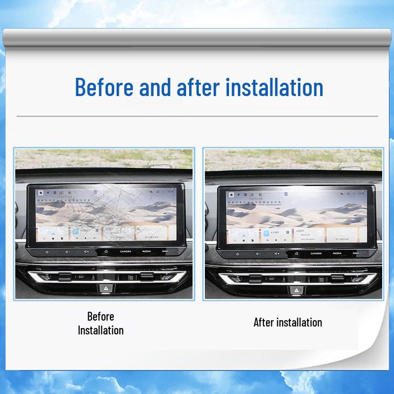 Fits 25 Nissan Teana models: Navigation Screen HD Film & Gear Shift Interior Protection.
