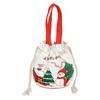 Neue Punkt Weihnachtsgeschenktasche Cartoon Weihnachtsmann Schneemann Tragetasche Canvas Tasche