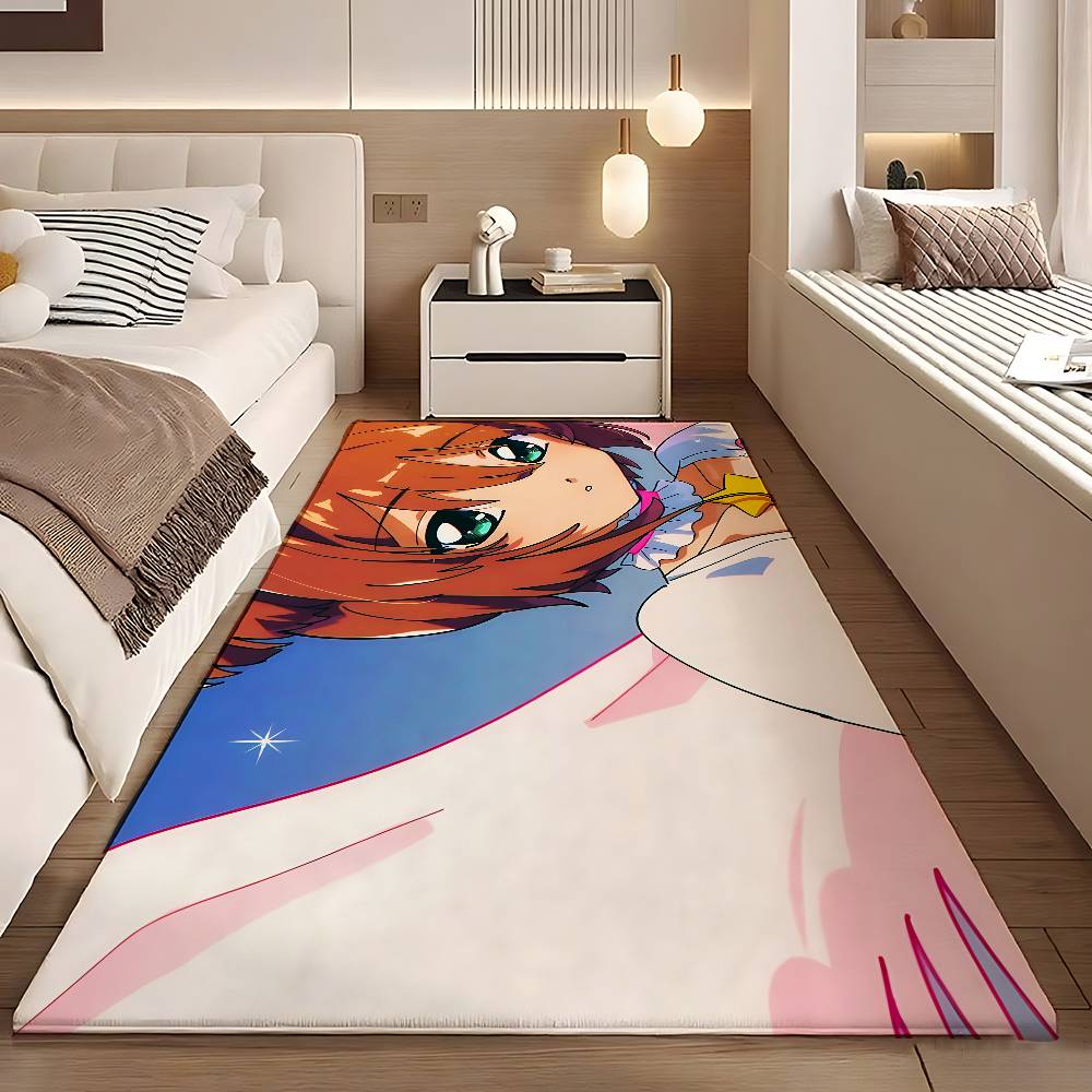 Cute Anime C-cardcaptor Sakura-S Carpet Bathroom Anti-slip Mat Door Mat Home Decoration Mat Entrance Door Mat Scratch-resistant